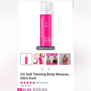 CC Self Tanning Body Mousse, Ultra Dark